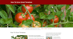 Desktop Screenshot of growgreattomatoes.com